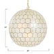 preview thumbnail 26 of 56, Capiz Honeycomb Globe Pendant Light