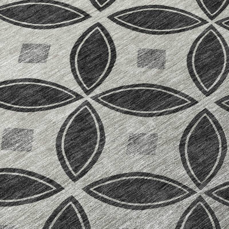 Machine Washable Indoor/ Outdoor Modern Gia Chantille Rug