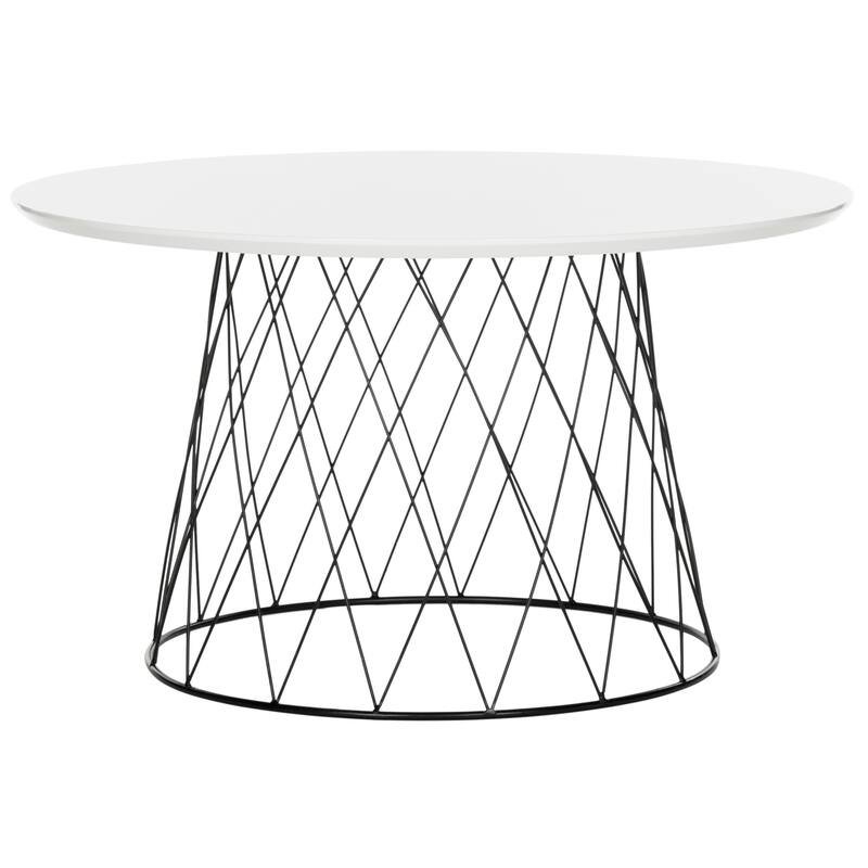 SAFAVIEH Ruthann Mid-Century Lacquer Coffee Table - 31.5" x 31.5" x 17.8" - 32Wx32Dx18H