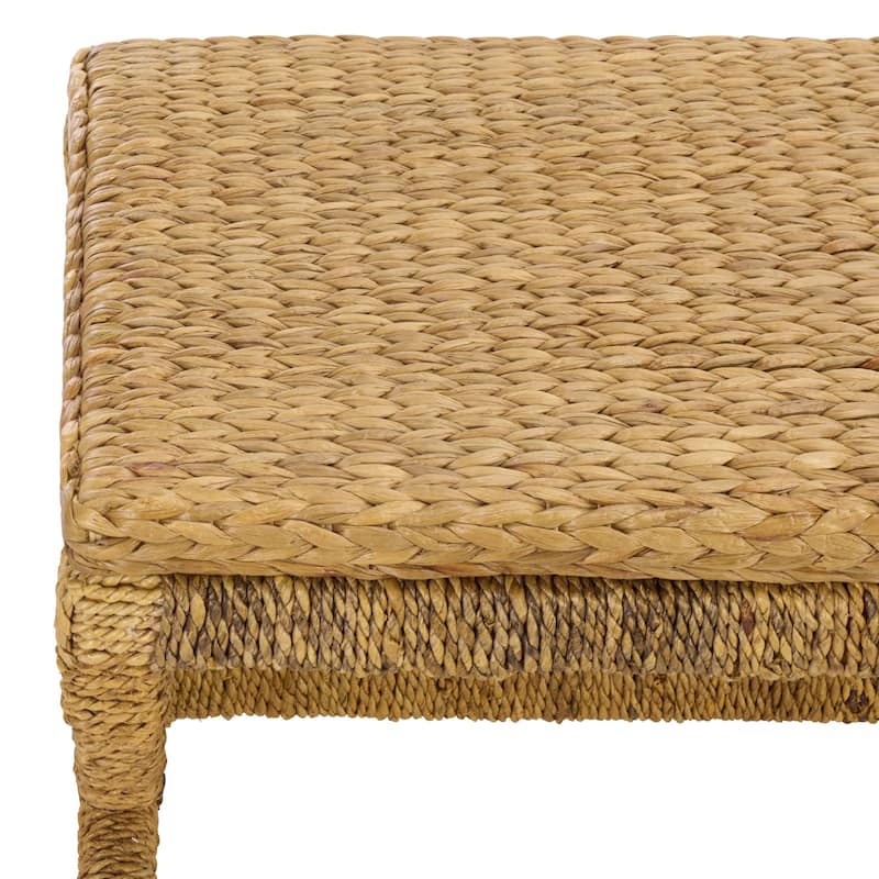 SAFAVIEH Couture Larysa Abaca And Water Hyacinth Coffee Table - 44"W x 25"D x 20"H
