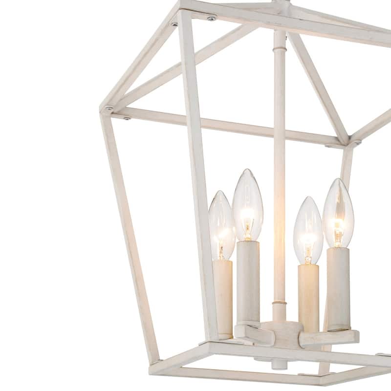 Acroma 4-light Modern Farmhouse Lantern Kitchen Island Pendant