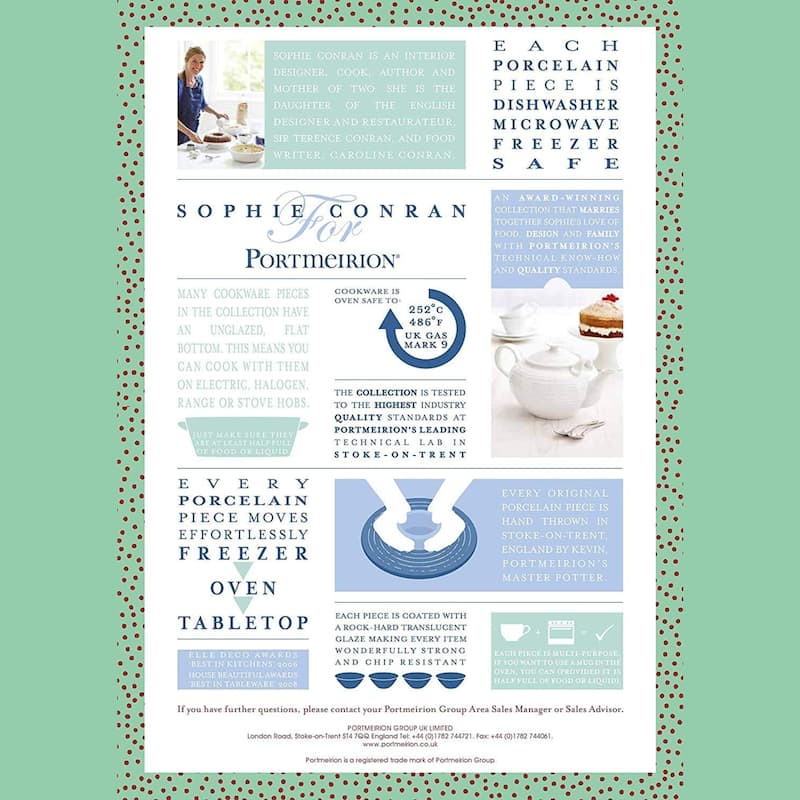 Portmeirion Sophie Conran Medium Oval Platter - 14.5 x 12 In