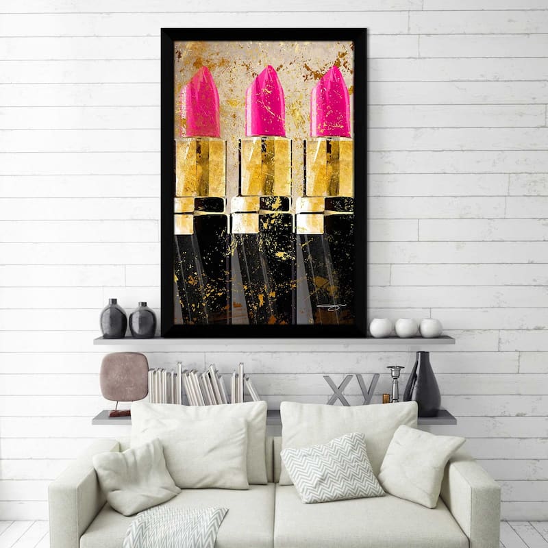 "Pink Lips" by Jodi Print on Acrylic