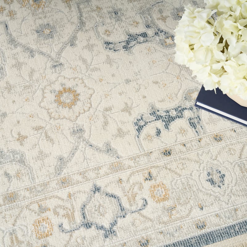 Nourison Pardis Indoor only Blue Persian Area Rug