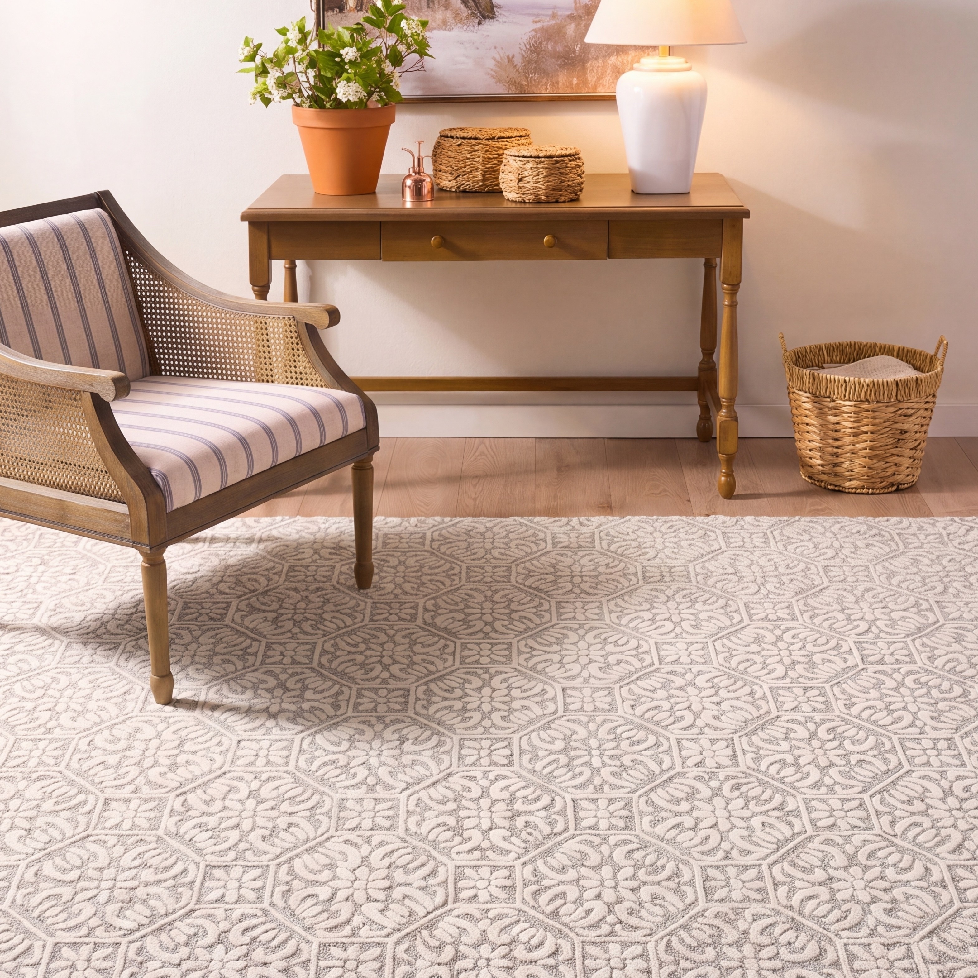Martha Stewart by SAFAVIEH Handmade Querine Wool Area Rug