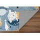 preview thumbnail 5 of 5, Kids Collection Stars, Planets, & Cheerful Animals Navy Rug