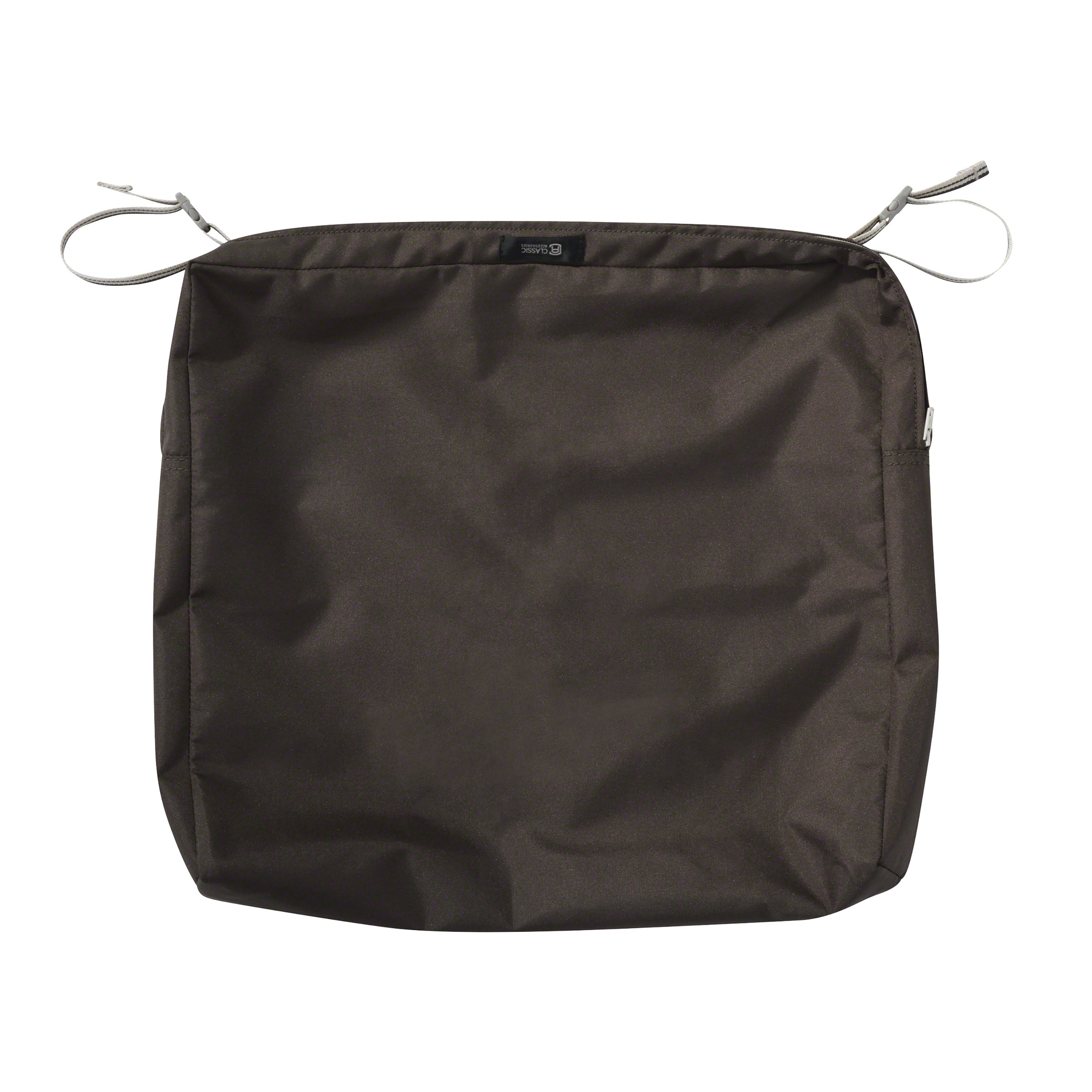 Classic Accessories Ravenna Water Resistant 21 x 21 x 3 Inch Patio Seat Cushion Slip Cover Espresso Bed Bath Beyond 22511927