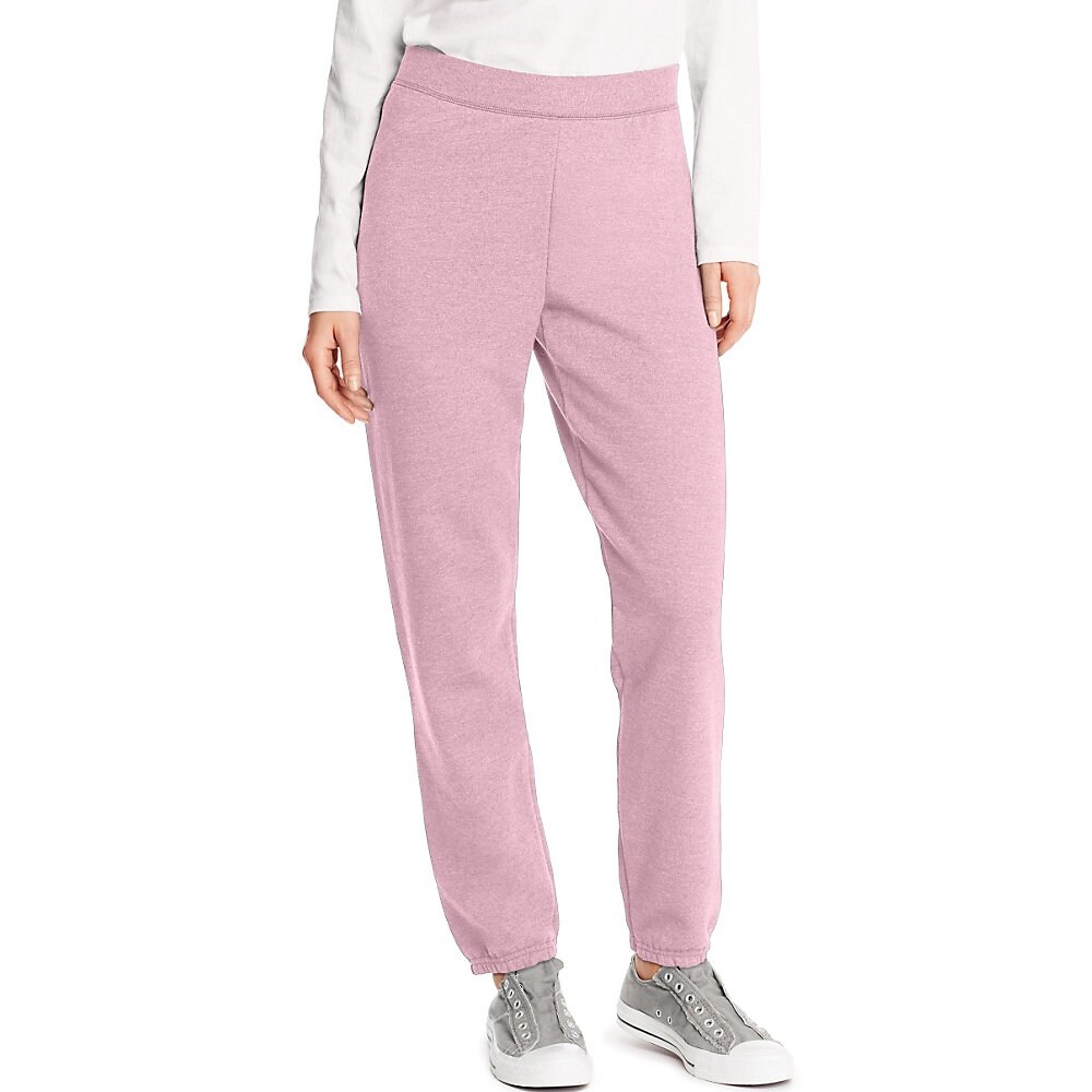 pink hanes sweatpants