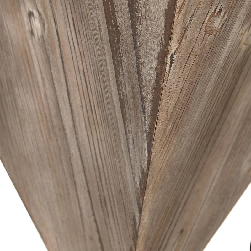 Uttermost Bertrand 18-1/4" Long Iron and Fir Wood Accent Table