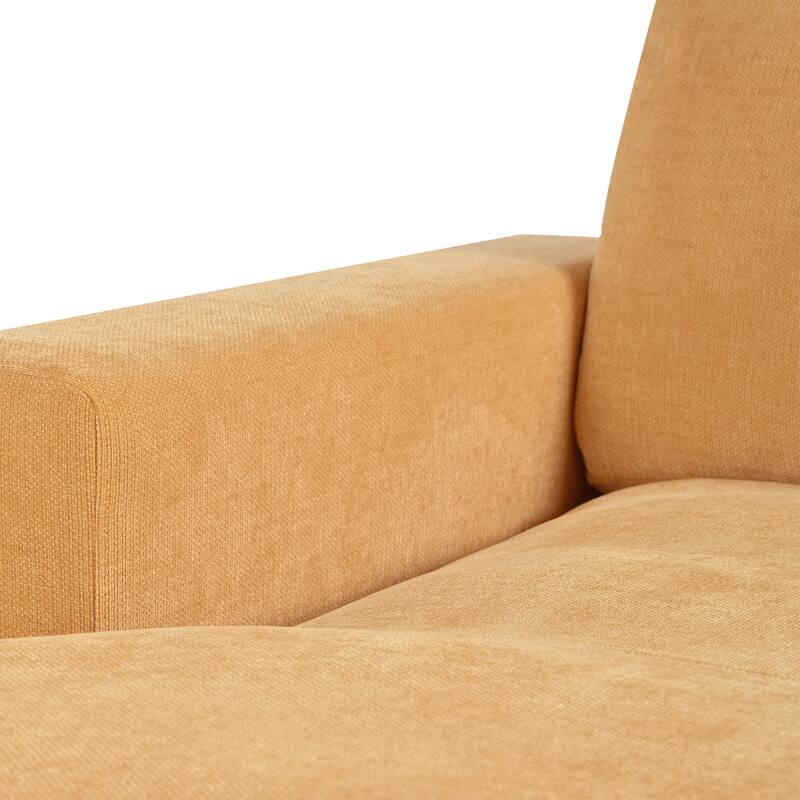 53.5" Oversized Chaise Lounge Lounge Chair, Living Room Upholstered Single Sofa Chair Sleepers Couch Bed