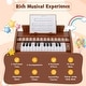 preview thumbnail 3 of 6, Educational Toy 25 Keys Wooden Piano w/Music Stand