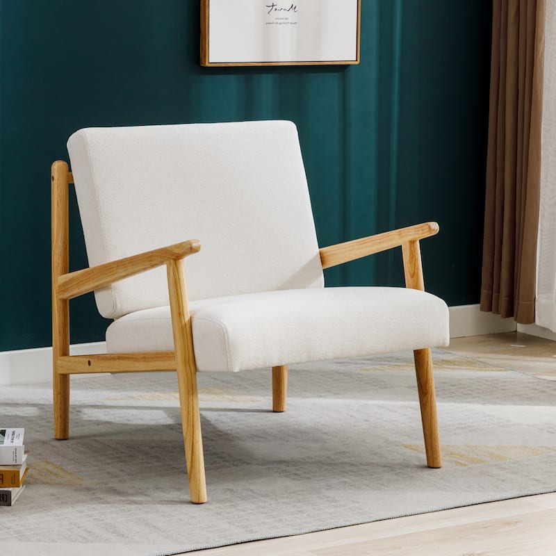 Spindle Back Wooden Frame Fabric Lounge Armchair