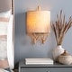 preview thumbnail 3 of 3, Livabliss Ashwood Traditional Beaded 2-light Wall Sconce - 11"H x 9"W x 4"D