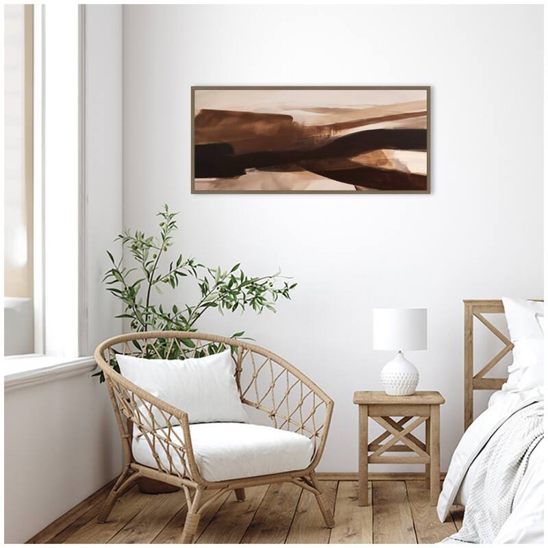 Kate and Laurel Pathway II Panel by Amy Lighthall Framed Canvas Wall Art Print