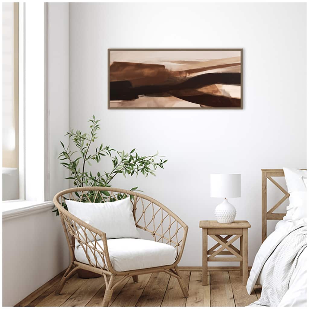 Kate and Laurel Pathway II Panel by Amy Lighthall Framed Canvas Wall Art Print