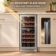 preview thumbnail 11 of 22, Ca'Lefort 15 inch 28 Bottle Built-in Dual Zone Wine Cooler Refrigerator
