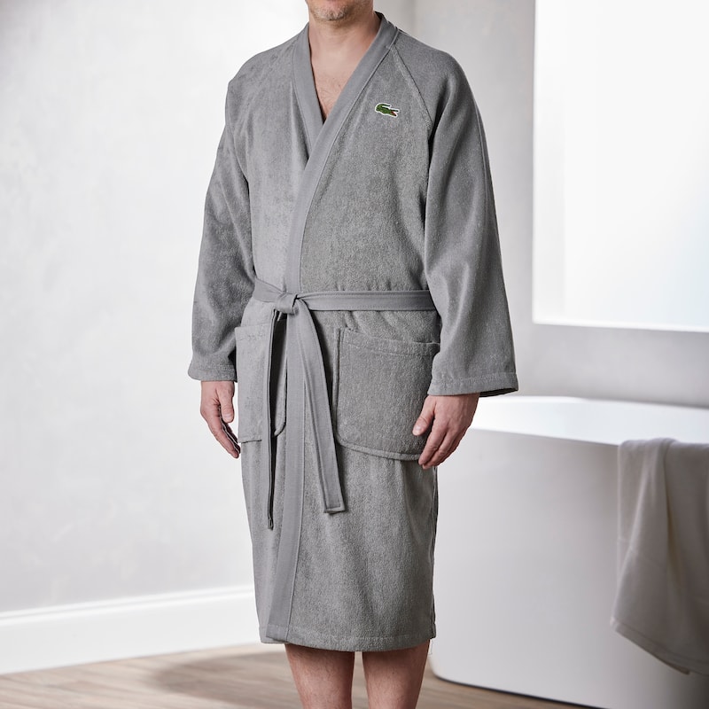 Lacoste 100% Cotton Classic Pique Bath Robe