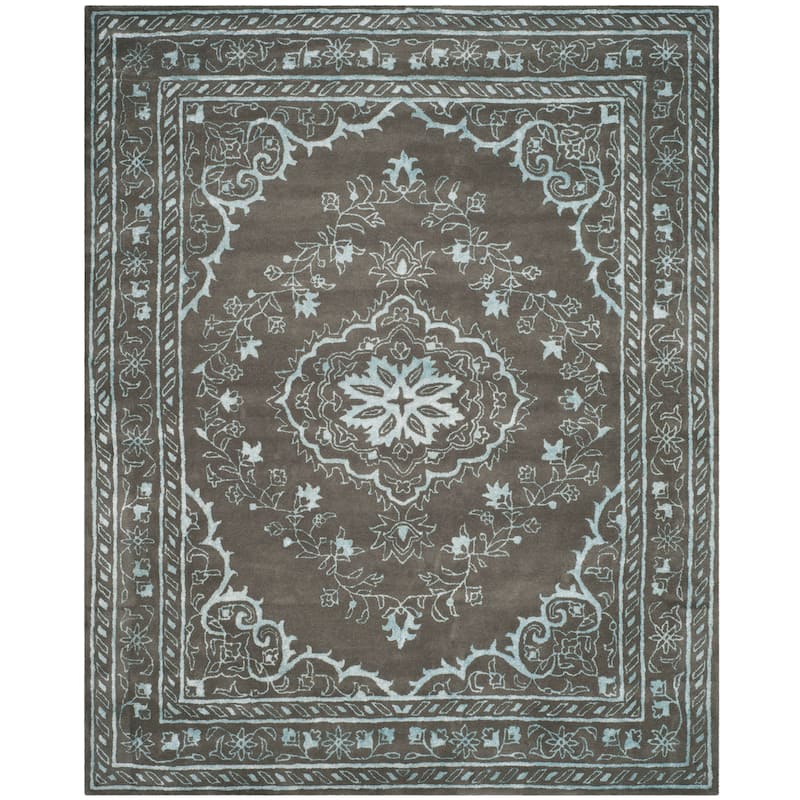 SAFAVIEH Handmade Glamour Gudmundina Modern Viscose Rug