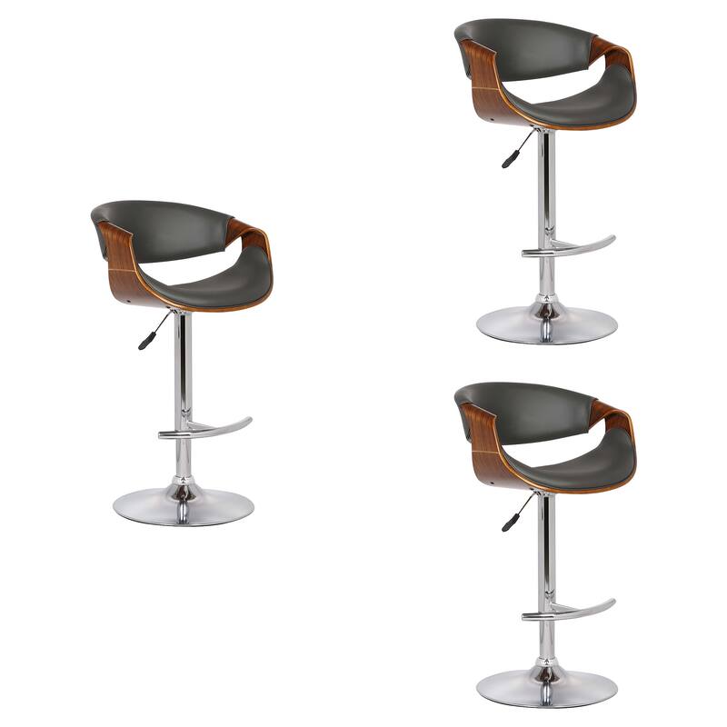Butterfly 24" Adjustable Swivel Bar Stool