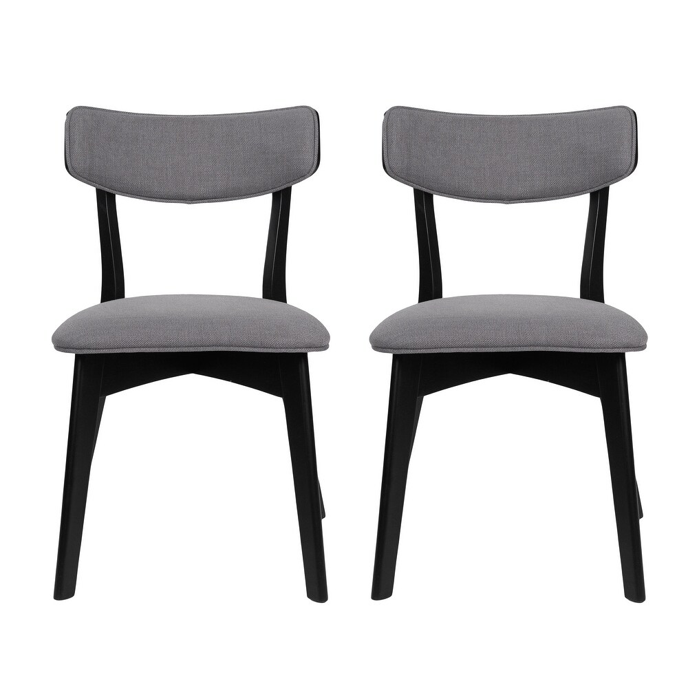 Low back black dining chairs shop