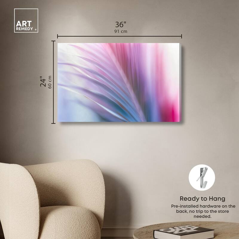 Pastel Speed II Canvas by Art Remedy, Gallery Wrapped