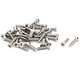Unique Bargains M4 X 40mm Flat Head Computer PC Case Fan Screw Silver Tone 50pcs Metal - View #6