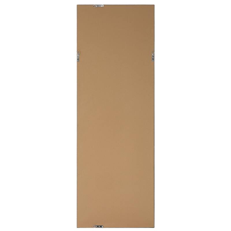 Rustic Style Rectangular Wall Mirror - 73.5" - Silver