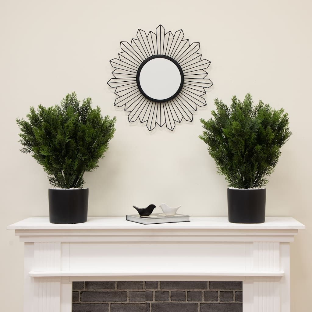 Potted Cedar Pine Artificial Tree - 2' - Set of 2