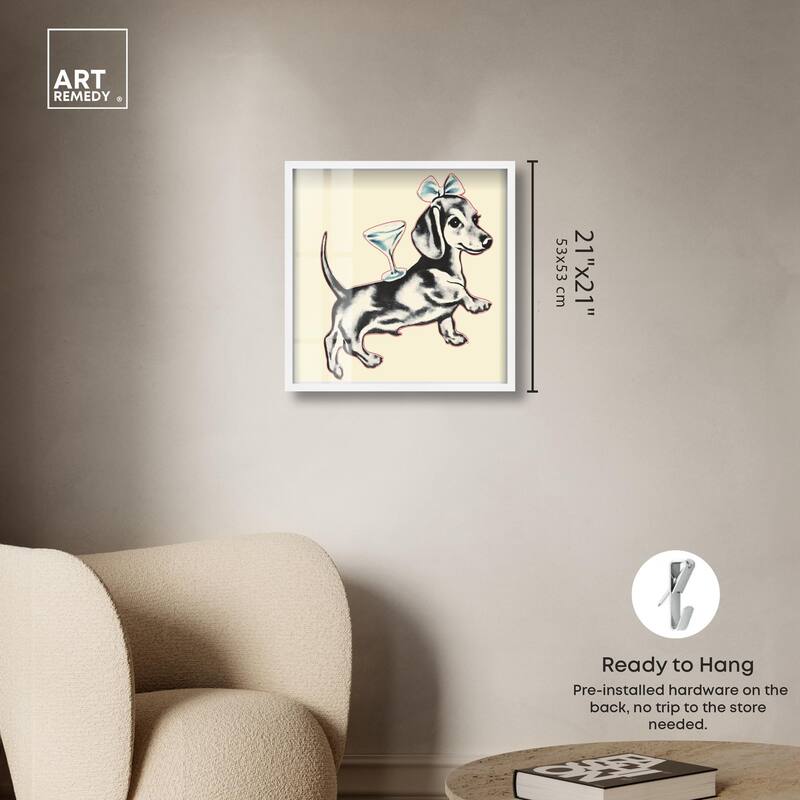 Martini Pup II Shadowbox by Art Remedy
