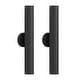 preview thumbnail 7 of 28, LamQee Modern Black Aluminum Cylinder LED Outdoor Wall Lights 2Pack/22 inch