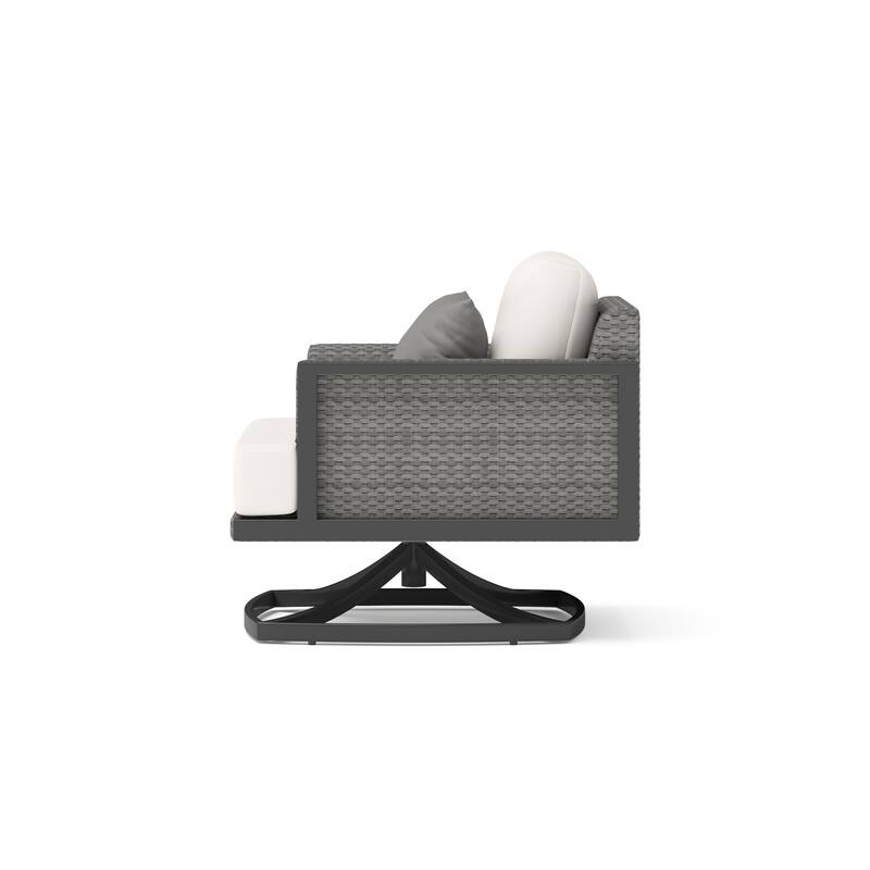 Vistano 2 Piece Sunbrella Outdoor Patio Club Chairs Set - Gray