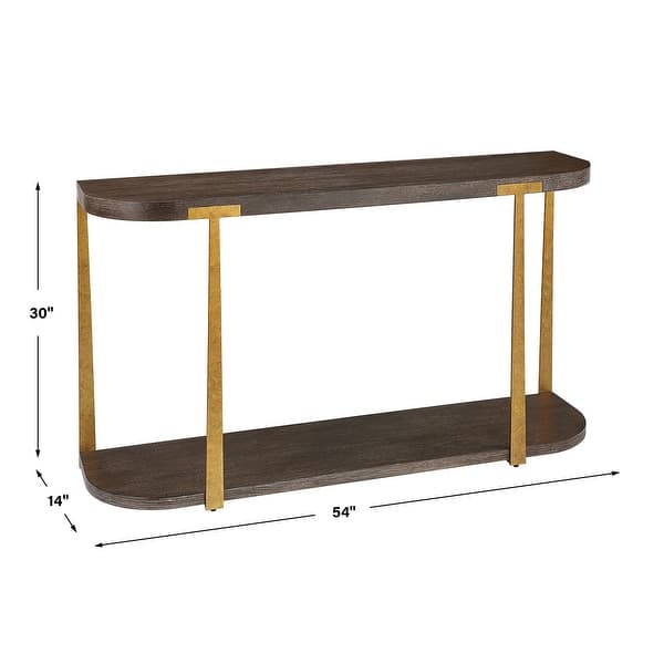 Uttermost Palisade Wood Console Table - 54 W X 30 H X 14 D (in)