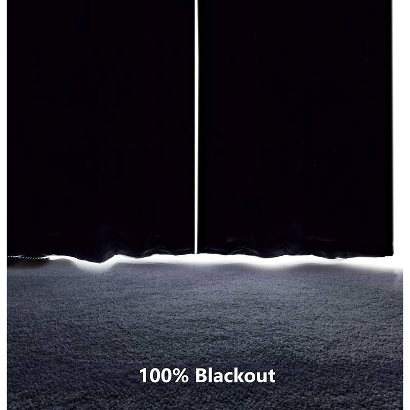 DriftAway Mia Woven Stripe 100% Blackout Thermal Insulated Window Curtain