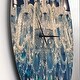 preview thumbnail 3 of 7, Designart 'Blue Vintage Crystal Chandelier' Oversized Shabby Chic Wall CLock