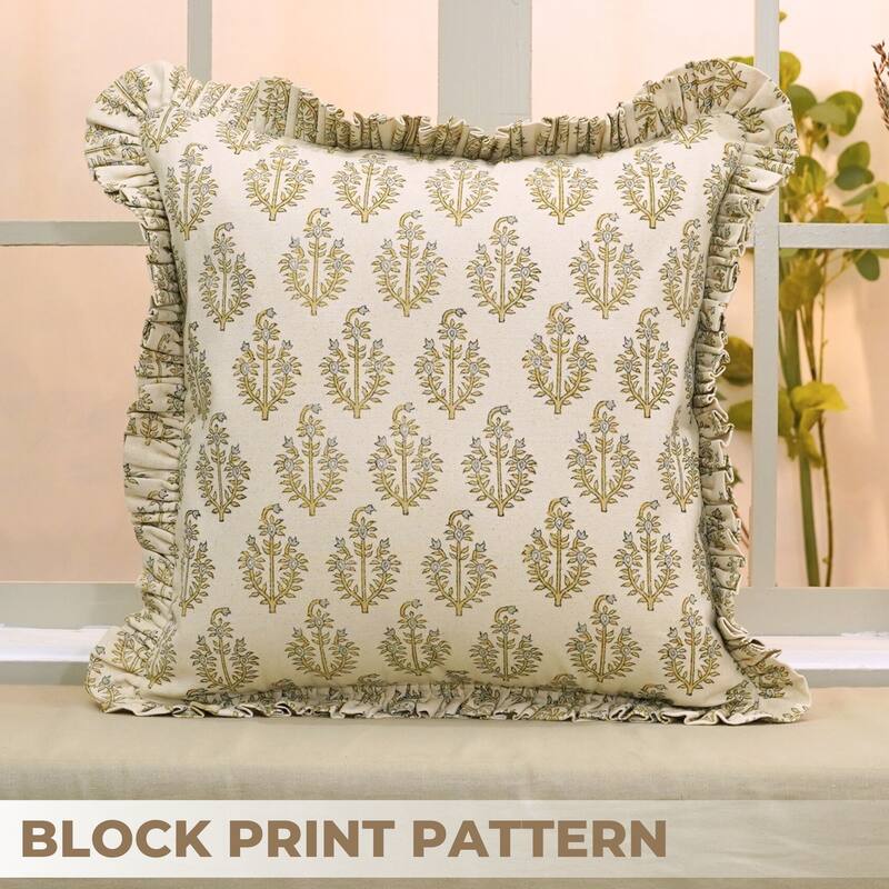 Luxury Home Designer Frill Pillow Cover By Fabdivine- NeelGangan