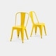 preview thumbnail 42 of 116, Industrial Metal 18 Inch Stackable Dining Chair Set