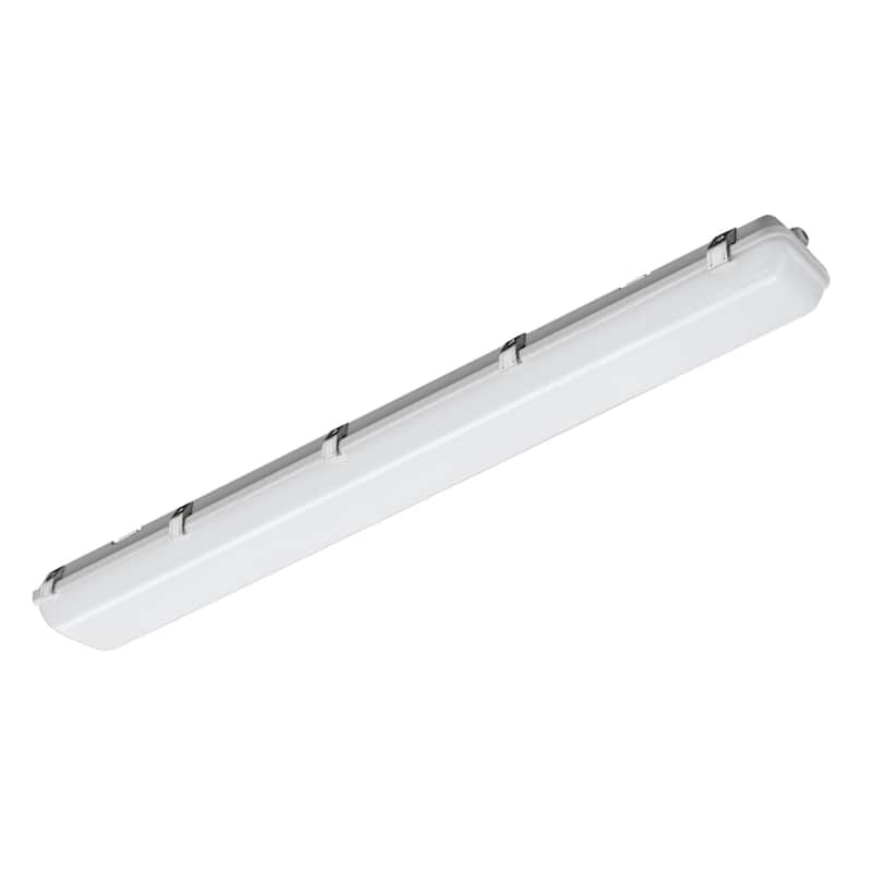 Maxim 57535 Vaportight 48" Wide LED Flush Mount Ceiling Fixture - White