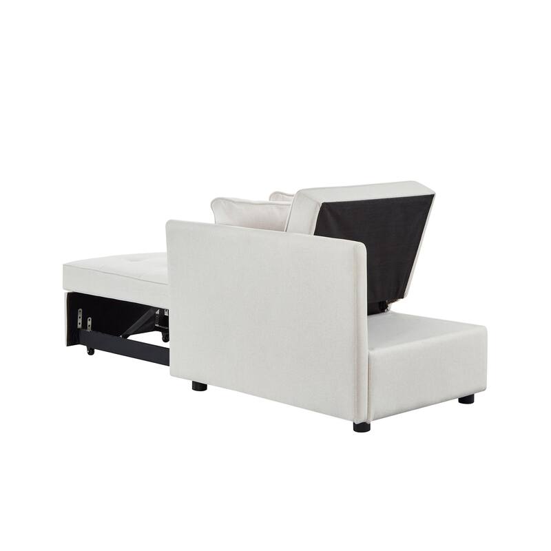 4 in 1 Convertible Recliner Couch Sleeper Sofa