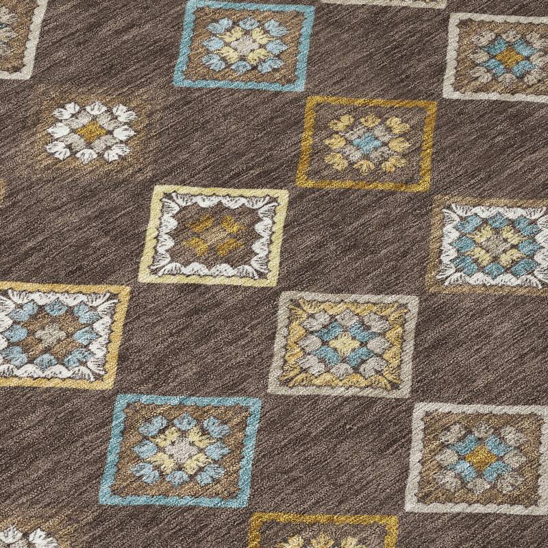 Machine Washable Indoor/ Outdoor Global Flagler Chantille Rug