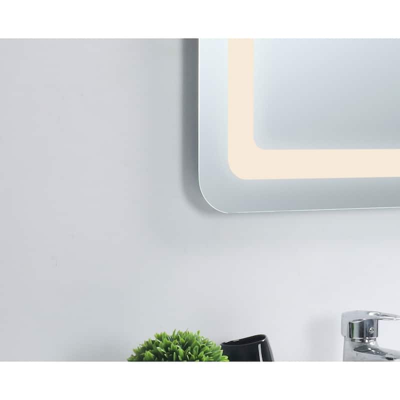Indigo Home 36in x 36in soft edge LED mirror