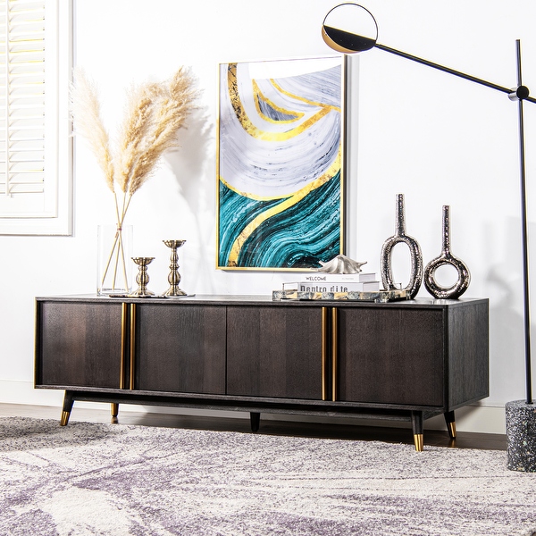 Dark sales media console