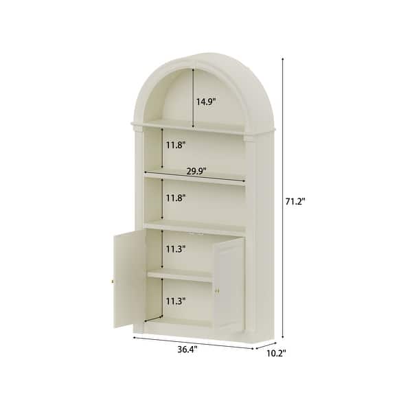 Bathroom Storage Shelf with Closed Cabinet,Waterproof Toiletries Organizer,for Laundry Organization
