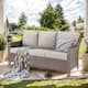 Option Brown Wicker / Beige Cushion