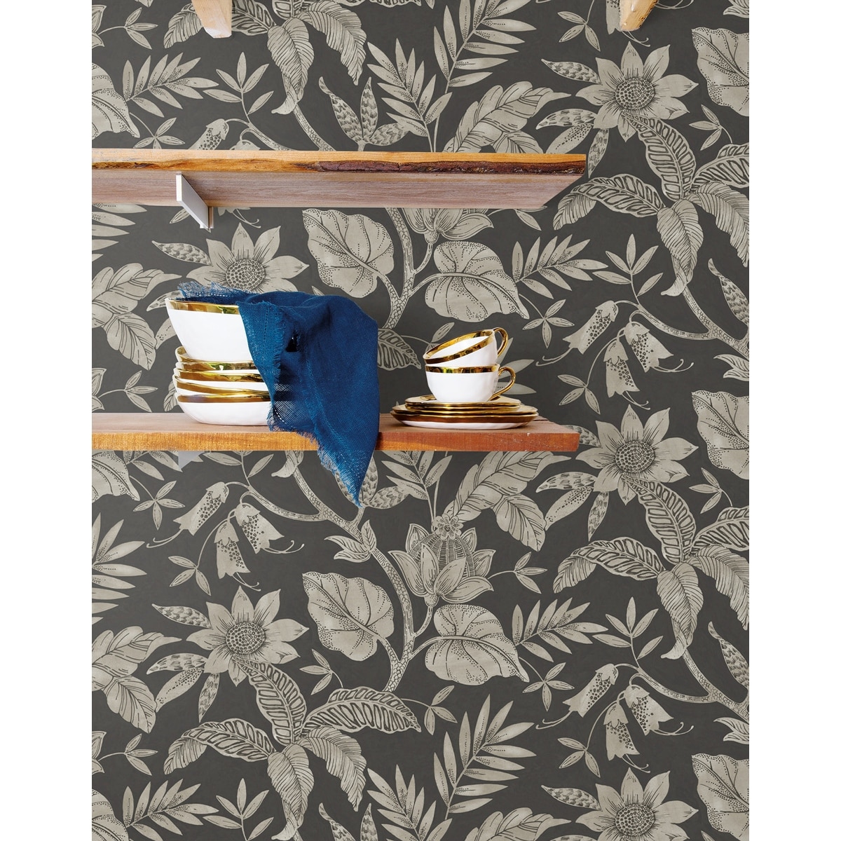 Seabrook Designs Boho Rhapsody Rainforest Leaves Unpasted Wallpaper Overstock 31608915 Find the large collection of 37000+ flower background images on pngtree. seabrook designs boho rhapsody rainforest leaves unpasted wallpaper