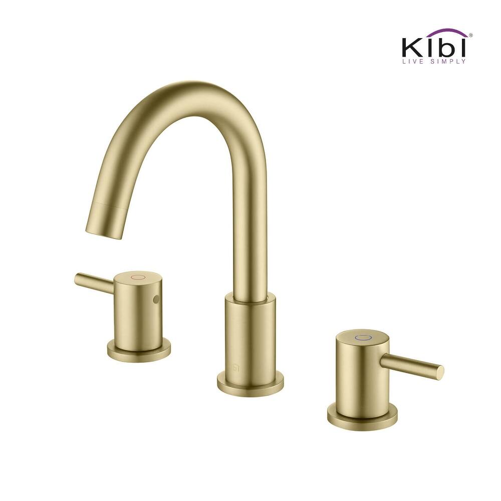 Circular 8-inch Widespread Basin Faucet