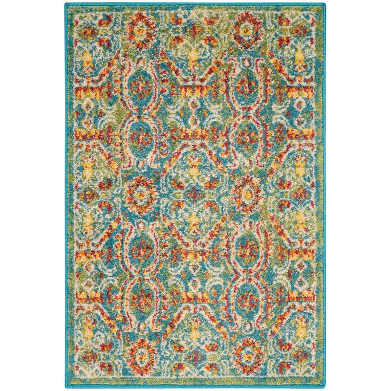 Nourison Allur Colorful Boho Tribal Medallion Area Rug