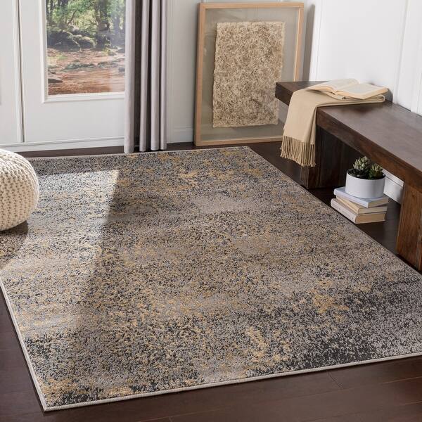 Shop Falls Area Rug 8 10 X 12 9 Overstock 11152695 8 10 X 12 9 Blue Black