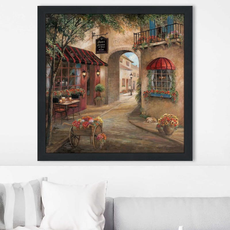 "Ginos Pizzeria" by Ruane Manning Print on Acrylic