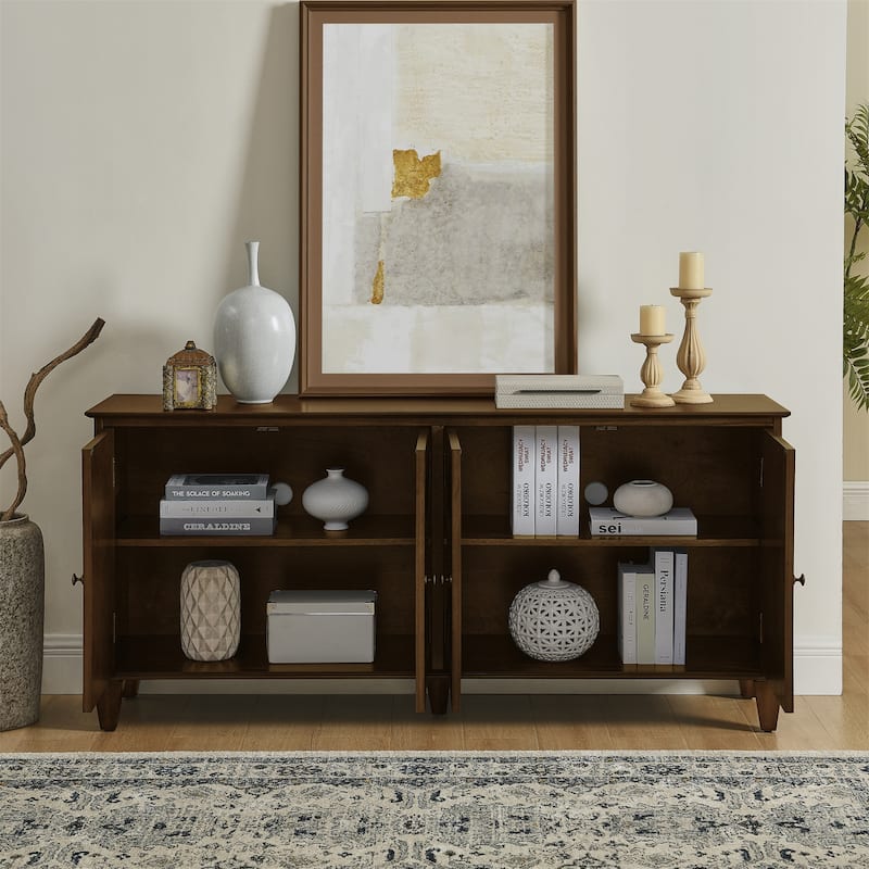 65.2" Mid Century Modern Sideboard Buffet Cabinet with Storage, Accent Coffee Bar