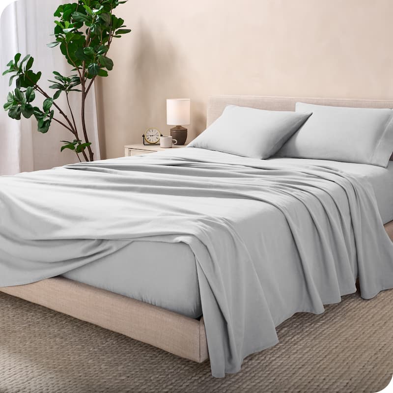 Bare Home Cotton Flannel Sheet Set - Velvety Soft Heavyweight